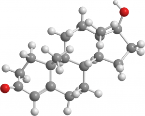 picture of testosterone molecule