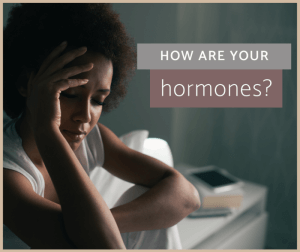 woman suffering from anxiety because her hormones are out of balance